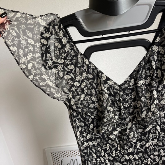 Jones New York Black and White Floral Dress - Picture 7 of 11